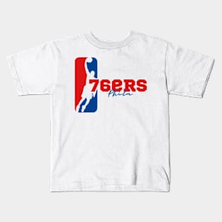 phila 76ers basketball Kids T-Shirt